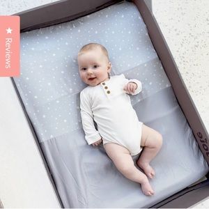 Silky Tots silk travel cot crib sheet